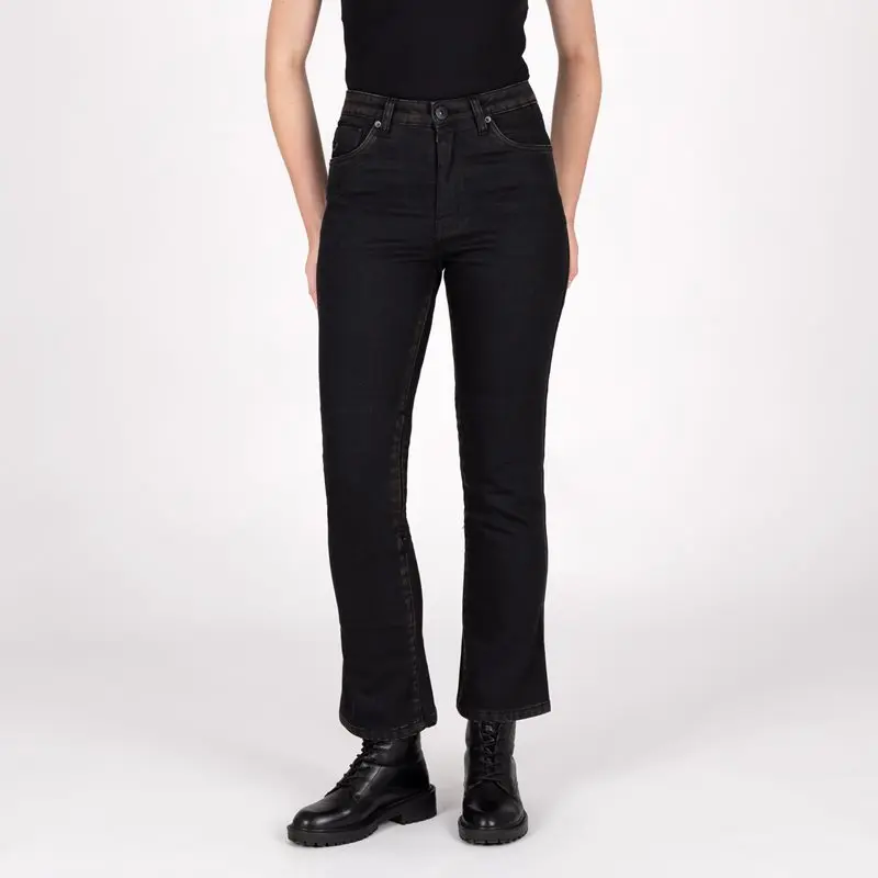 Produkt bilder Jeans Knox Cartmel Kick Flare Dam Svartrost