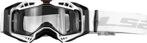 Goggle ls2 aura enduro series klar lins vit onesize