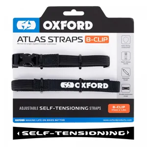 Oxford Atlas B Clip 17mm X 1.2m Svart Pair