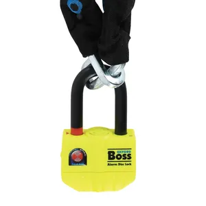 Oxford Boss Alarm 14mm Chain Lock 12mm X 1.5m