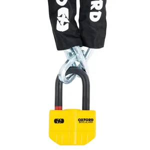 Oxford Boss Alarm 14mm Chain Lock 12mm X 1.5m