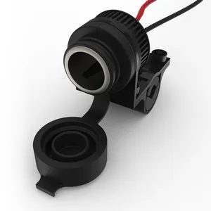 Oxford 12v Std Accessory Plug Socket And 1.2mtr 10amp Fused Loom