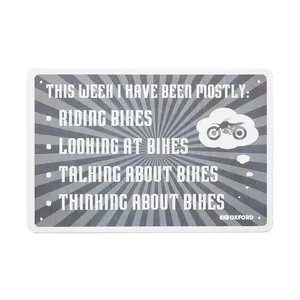 Oxford Garage Metal Sign: This Week