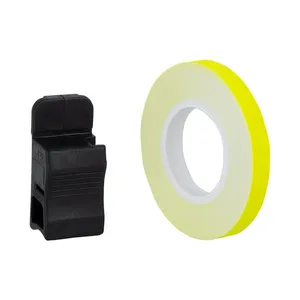 Oxford Wheel Stripes Flo Gul  Appl 7mmx6m