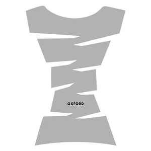 Oxford Jagged Tank Pad   Silver