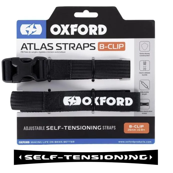 Produkt bilder Oxford Atlas B Clip 26mm X 0.7m Black Pair