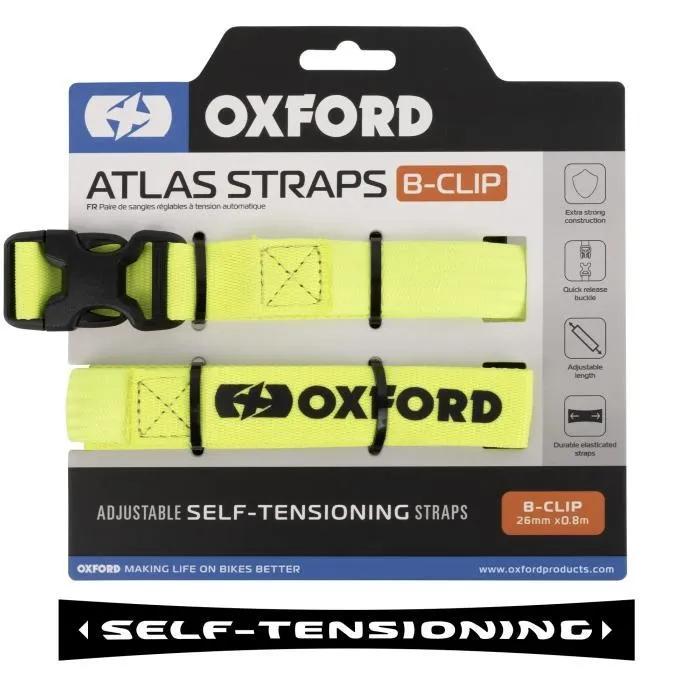 Produkt bilder Oxford Atlas B Clip 26mm X 0.7m Fluorescent Yellow Pair