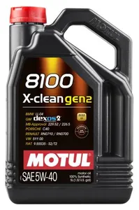 Motul 8100 X Clean Gen2 5w 40 5l