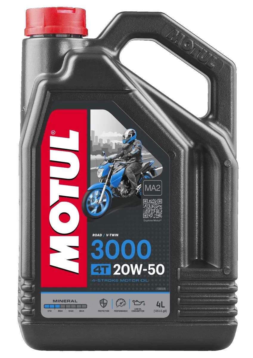 Produkt bilder Motul 3000 4t 20w 50 4 L 4st/Kartong