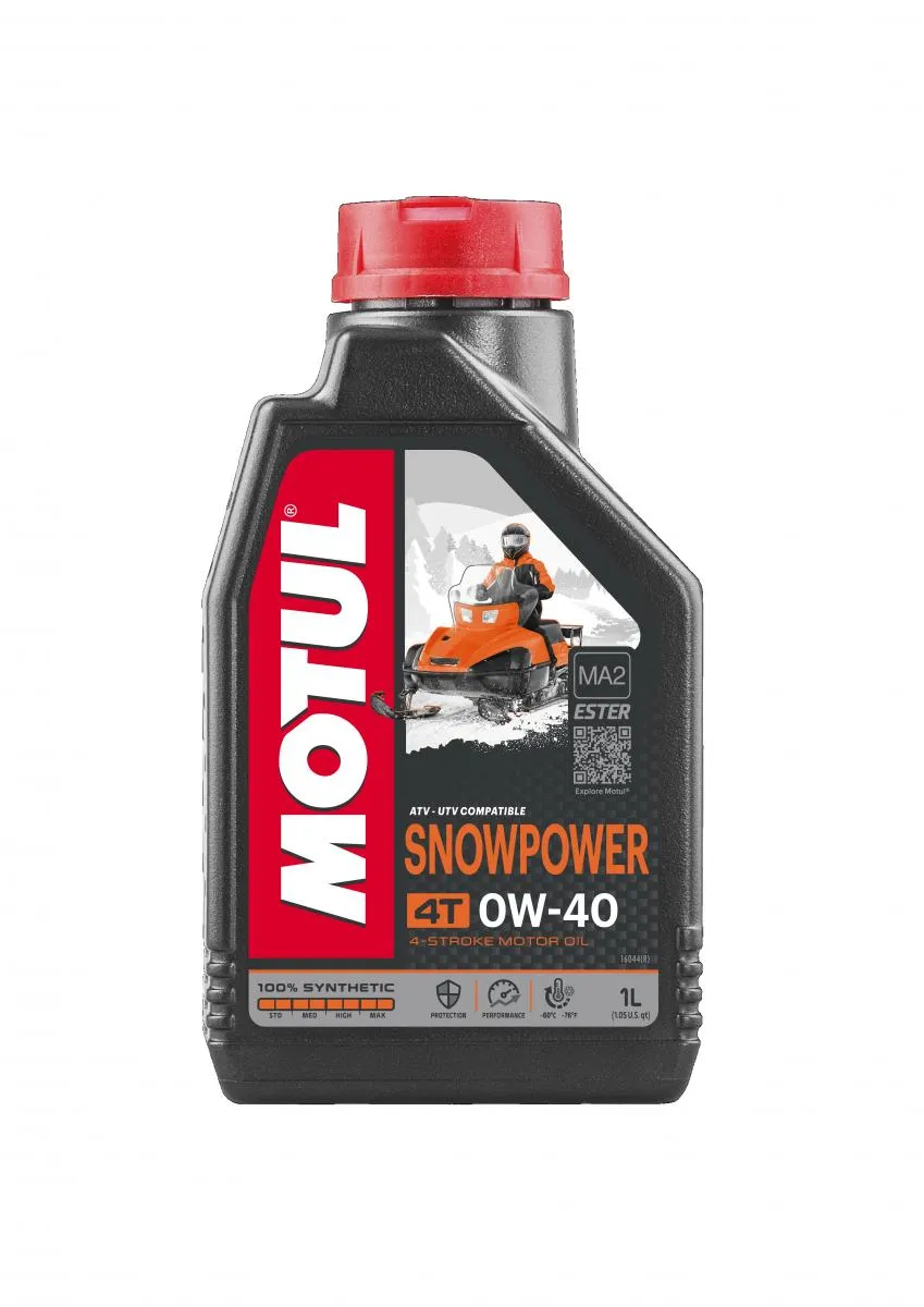Produkt bilder Motul Snowpower 4t 0w 40 1 L 12st/Kartong