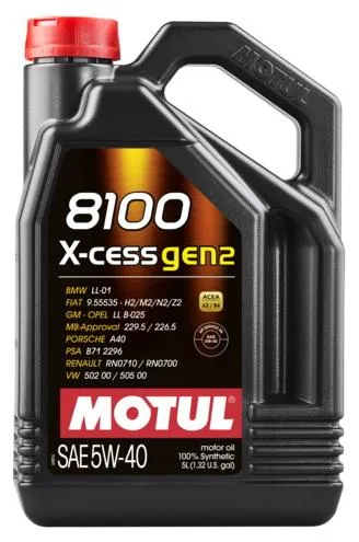 Produkt bilder Motul 8100 X Cess Gen2 5w 40 5l