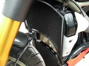 Radiator Oil Cooler Guard Set Black Ducati 1098 Streetfighter 09