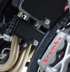 Oil Cooler Guard Black Triumph Speed Triple 11 15 / Speed Triple S 16  / Speed Triple R 16  / Speed Triple Rs 18 20