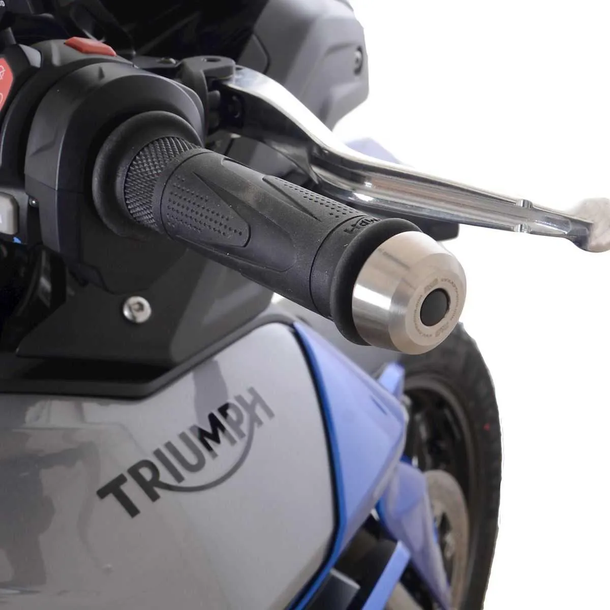 Produkt bilder Stainless Bar Ends Triumph Tiger 850 Sport 21  Without Handguards / Speed Triple 1200 Rs 21  With Be Mirrors