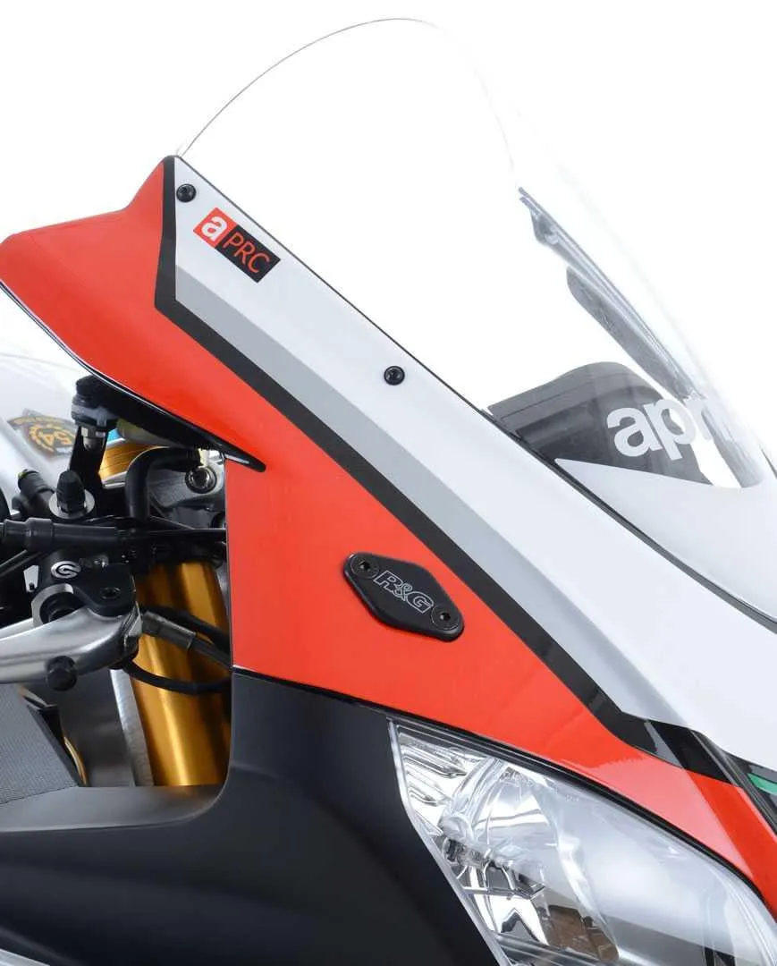 Produkt bilder Mirror Blanking Plates Aprilia Rs660 21  Rs4 125 11 20 Rsv4 Rr 15   Rsv4 Rf Rsv4 1100 Factory 19 