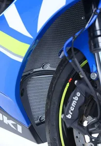 Radiator Oil Cooler Guard Set Black Suzuki Gsx R1000/R 17