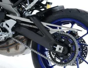Aluminium Chain Guard Silver Yamaha Mt 09 Up To 16 / Mt 09 Tracer / Mt 09 Sp 18 20 / Xsr900
