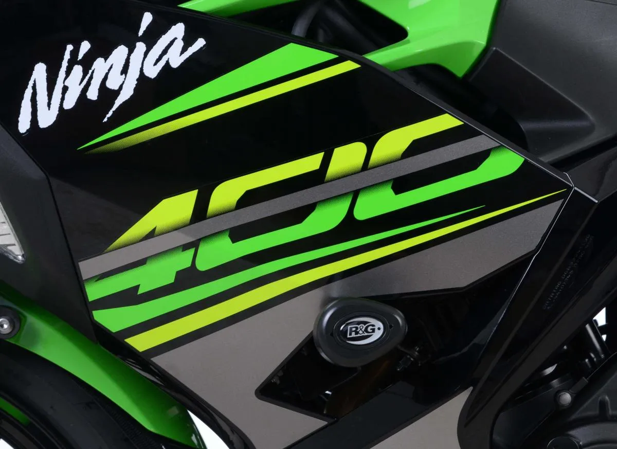Produkt bilder Aero No Cut Frame Sliders Kawasaki Ninja 500 24  / Z 500 24  / Ninja 400 / Ninja 250 18  / Z400 19  / Z250 19 