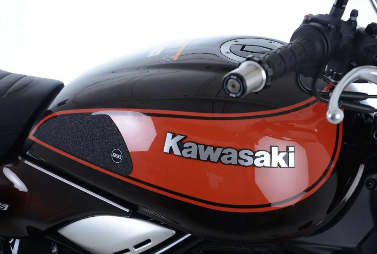 Produkt bilder Kawasaki Z900rs Traction Grips : Black 2 Grip Kit