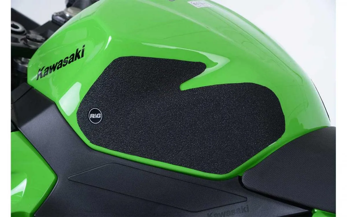 Produkt bilder Kawasaki Ninja 500 24  / Z 500 24  / Ninja 400 / Ninja 250 18  / Z400 19  / Z250 19  / Ninja 7 Hev Traction Grips : Clear 2 Grip Kit