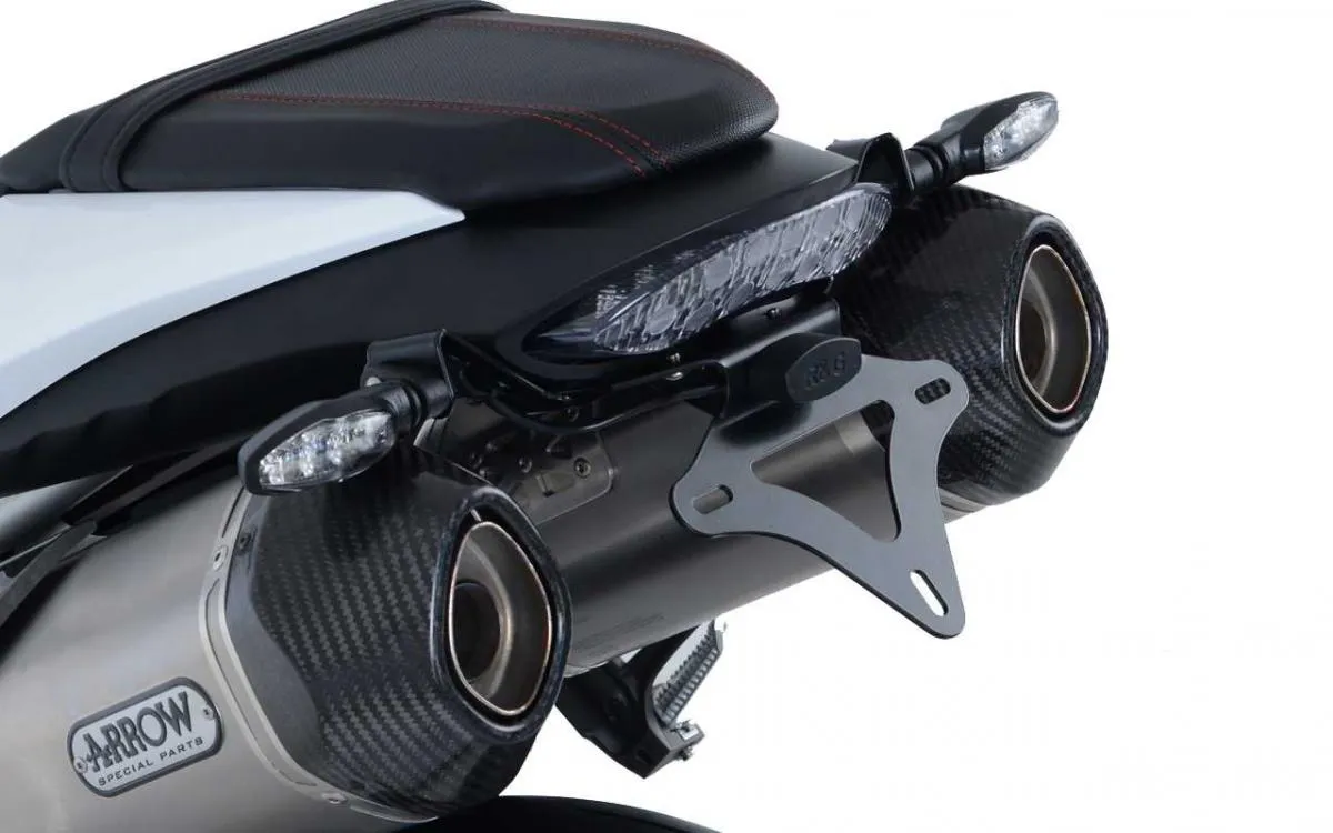 Produkt bilder Licence Plate Holder Triumph Speed Triple S 16  / Speed Triple R 16 17 / Speed Triple Rs 18 20 Compatible With Arrow  Standard Exhausts