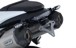 Licence Plate Holder Triumph Speed Triple S 16 / Speed Triple R 16 17 / Speed Triple Rs 18 20 Compatible With Arrow Standard Exhausts