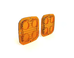 Trioptic Lens Kit For D4 Led Lights Amber