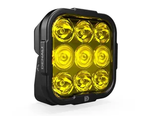 Dl 9 Driving Light W/ Datadim Technology 9 Led Elliptical Hybrid Beam Selective Yellow