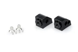 Pair Footrest Fixation Passenger Kawasaki C/Black