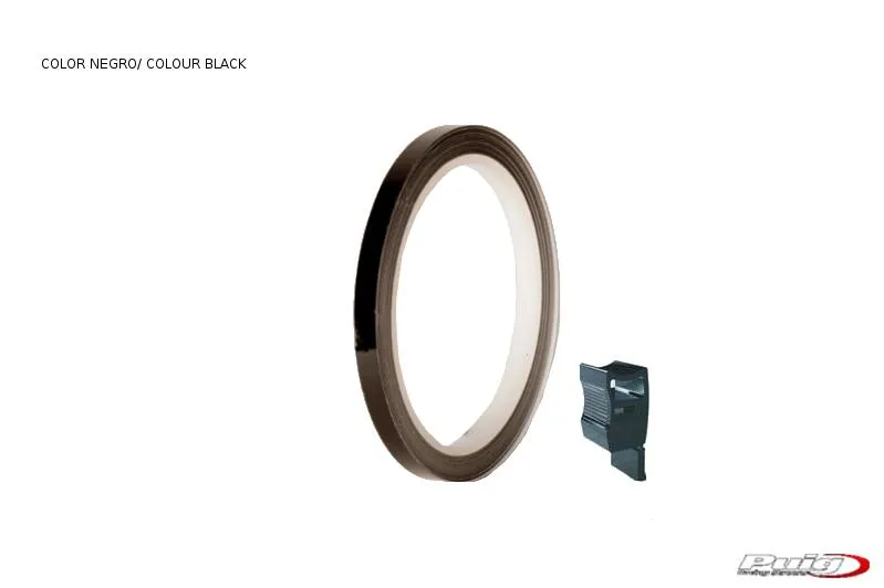 Produkt bilder Rim Strip 6 Metersaplicator C/Matt Black