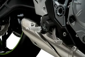 Footpegs R Fighter Piloto Rig/Left C/Silver