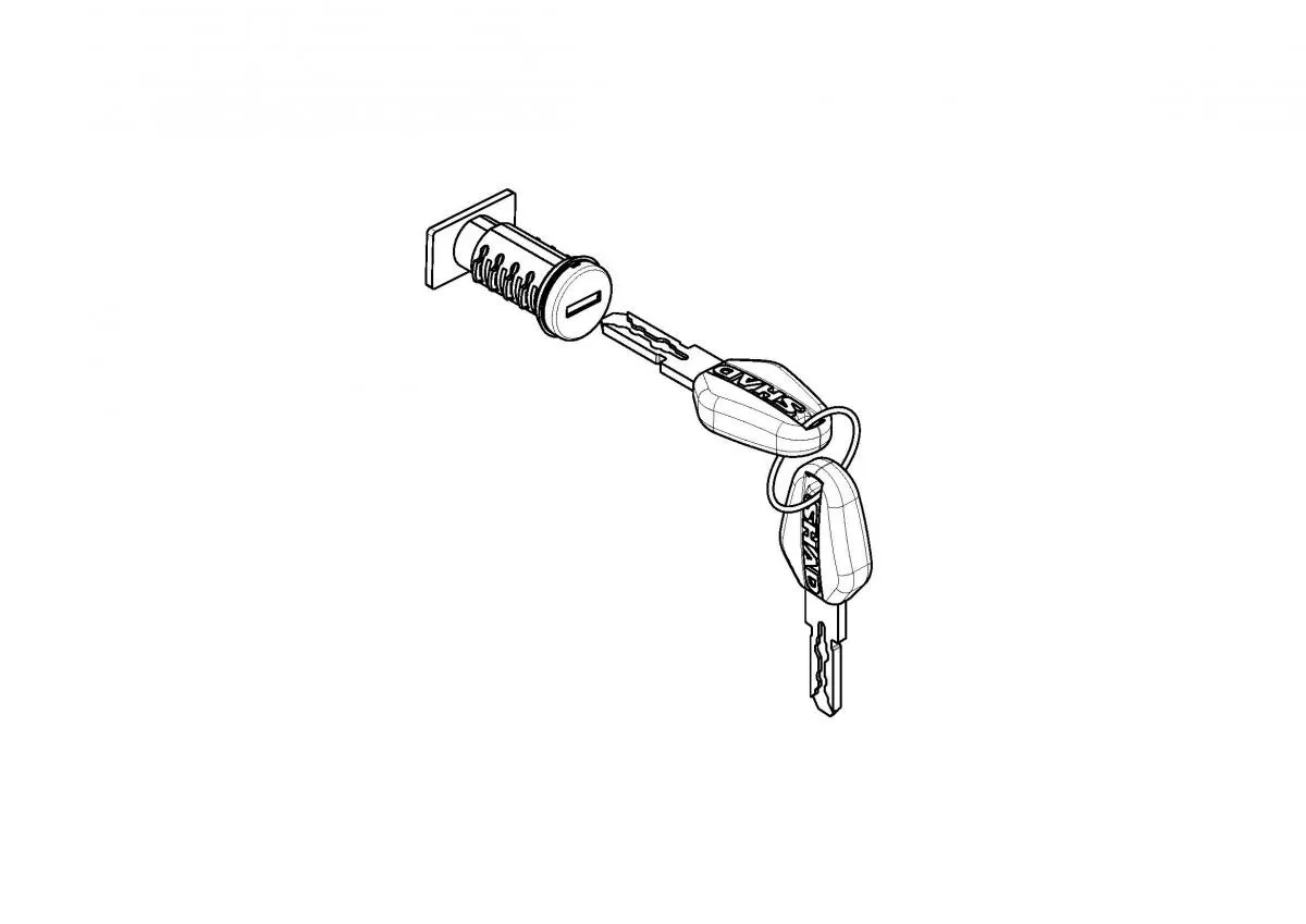 Produkt bilder Lock Kit Keys Terra Top Case