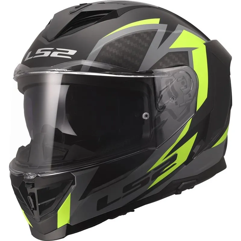 Produkt bilder Hjälm Ls2 Ff818 Storm Iii Dynamo Svart/Gul