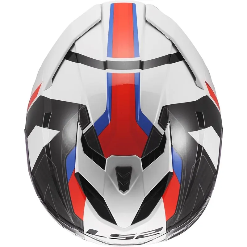 Produkt bilder Hjälm Ls2 Ff818 Storm Iii Sporty Vit/Blå/Röd
