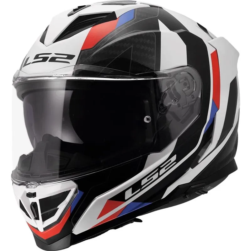 Produkt bilder Hjälm Ls2 Ff818 Storm Iii Sporty Vit/Blå/Röd