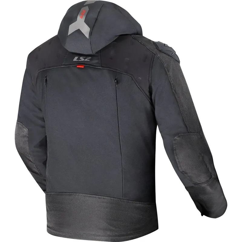 Produkt bilder Jacka Ls2 Zirconium Evo Herr Svart/Röd