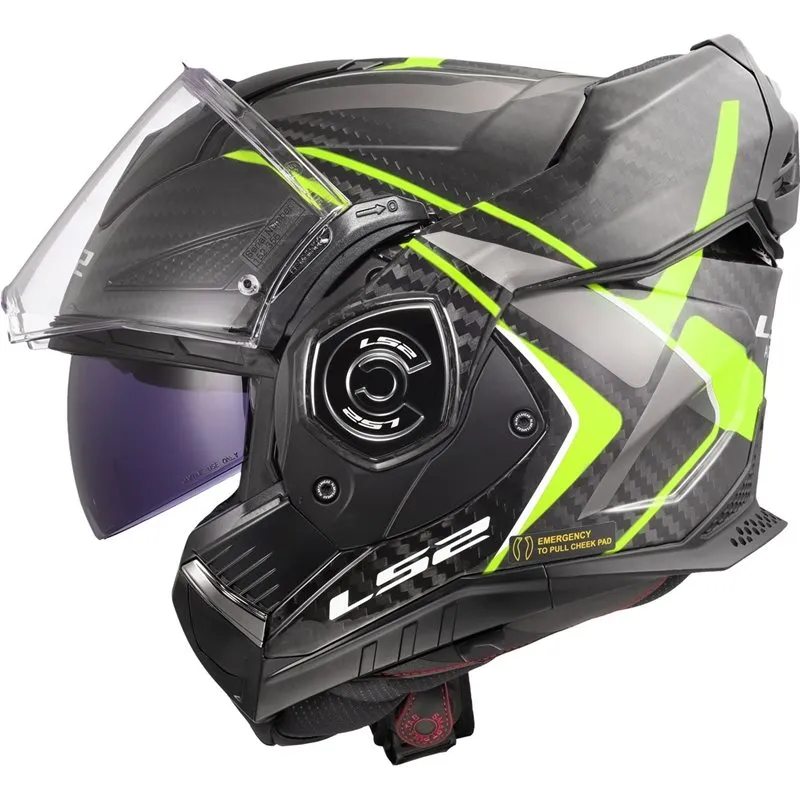 Produkt bilder LS2 Advant X Carbon FF901 Future Gul