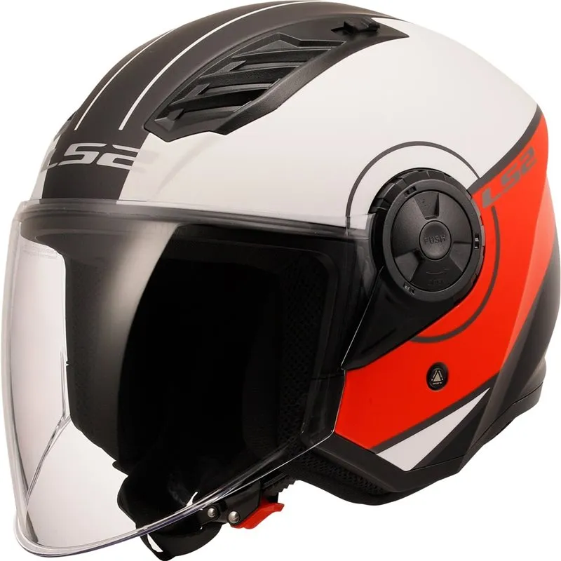 Produkt bilder HjÄlm ls2 of616 airflow ii cover matt vit/rÖd 3xl