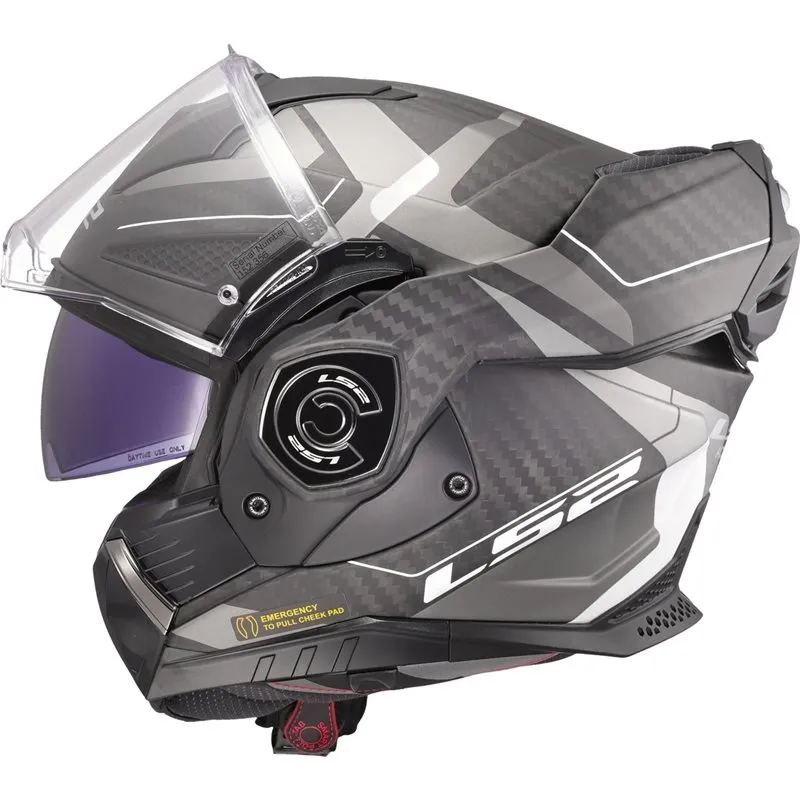 Produkt bilder LS2 Advant X Carbon Horizon FF901 Silver/grå
