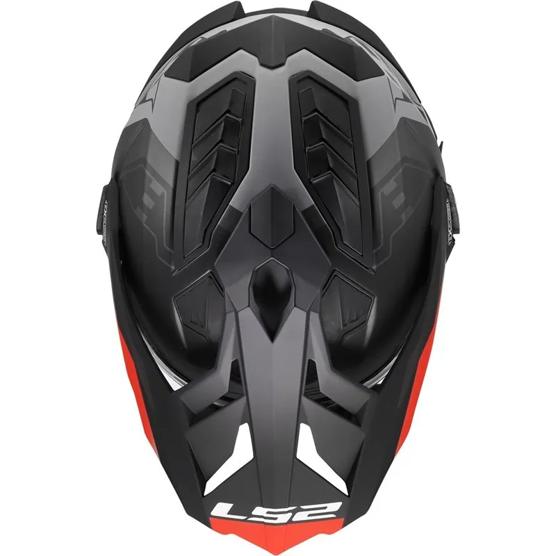 Produkt bilder Hjälm Ls2 Mx701 Explorer Hexa Svart/Röd/Grå
