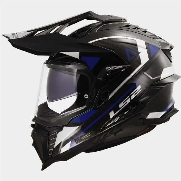 Produkt bilder HjÄlm ls2 mx701 explorer carbon adventure blÅ 3xl
