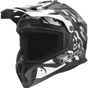 Hjälm Ls2 Mx708 Fast Ii Grotesk Svart/Grå