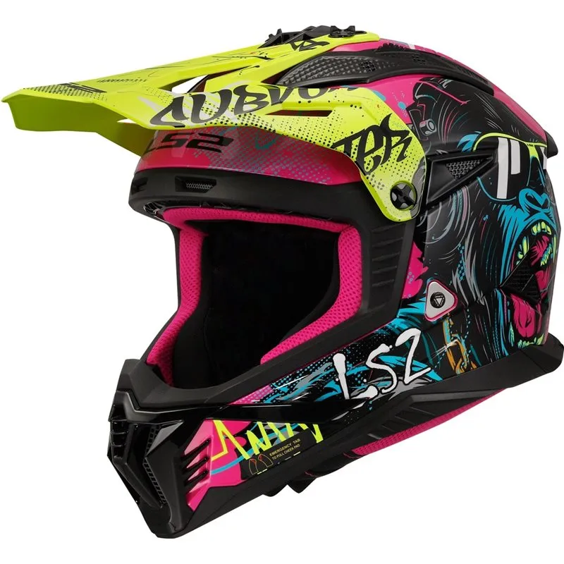 Produkt bilder LS2 MX708 Fast II Gorilla lila/gul 