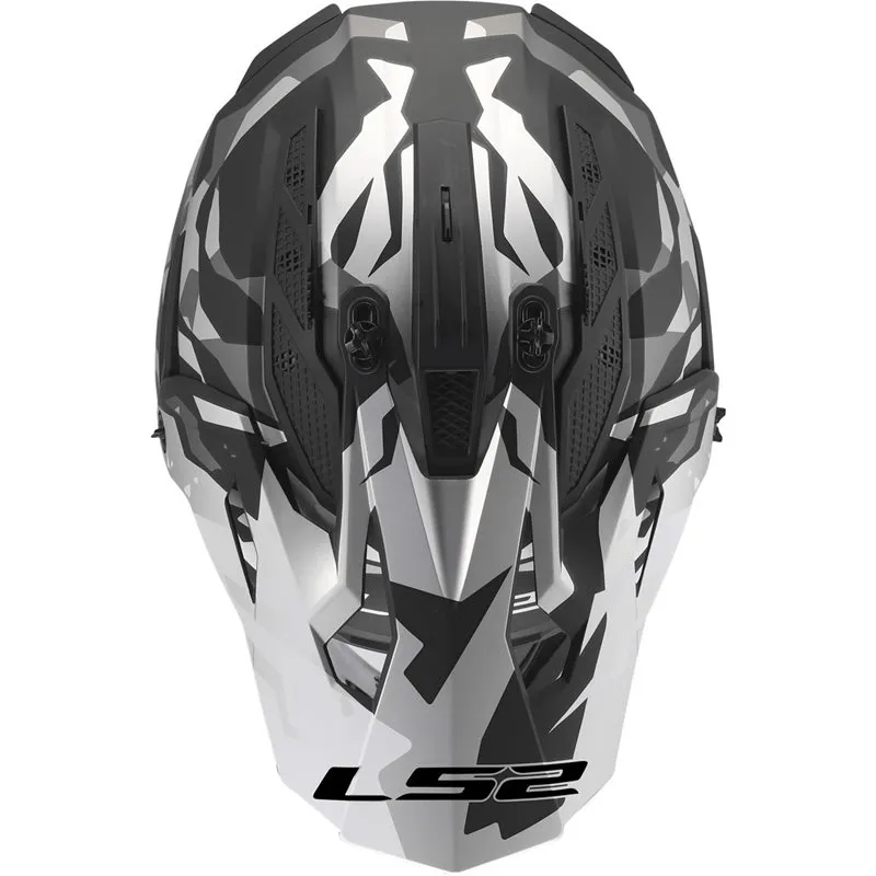 Produkt bilder Hjälm Ls2 Mx708 Fast Ii Grotesk Svart/Grå