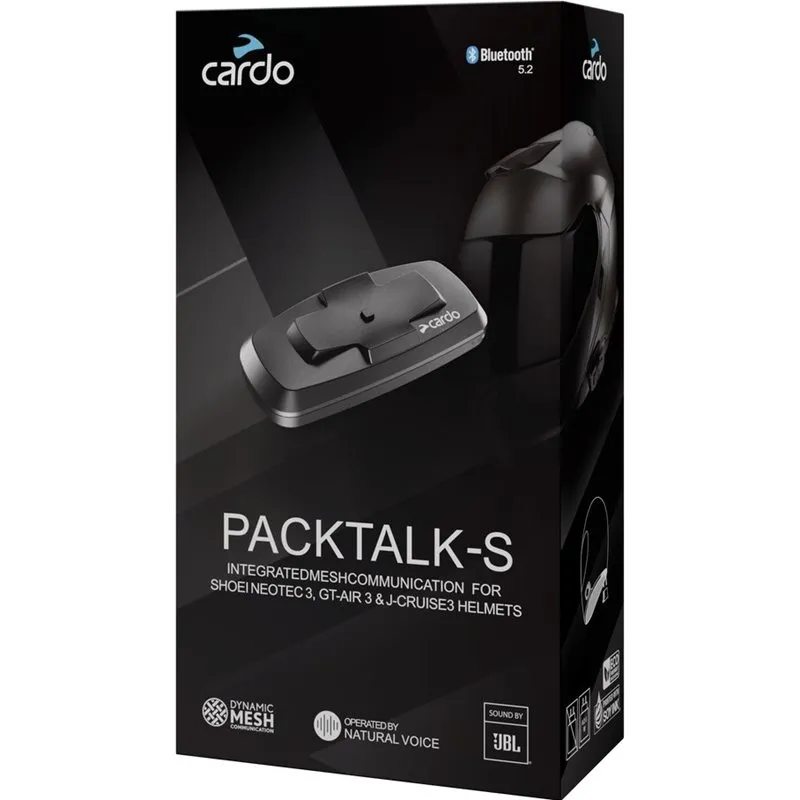 Produkt bilder Cardo Intercom Packtalk S För Shoei Generation 3