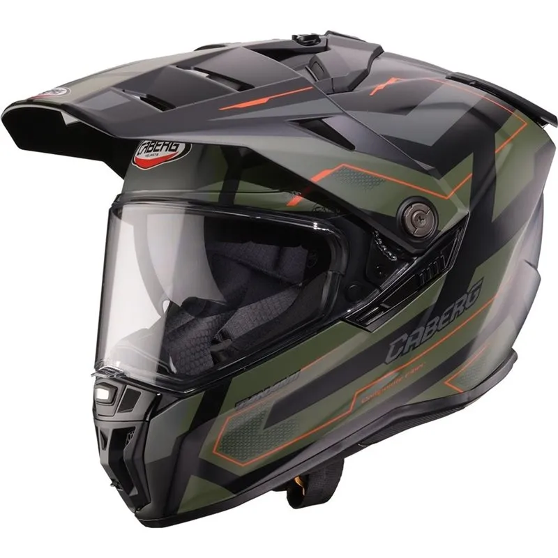 Produkt bilder Hjälm Caberg Tanami Ranger Mattsvart/Grön/Orange