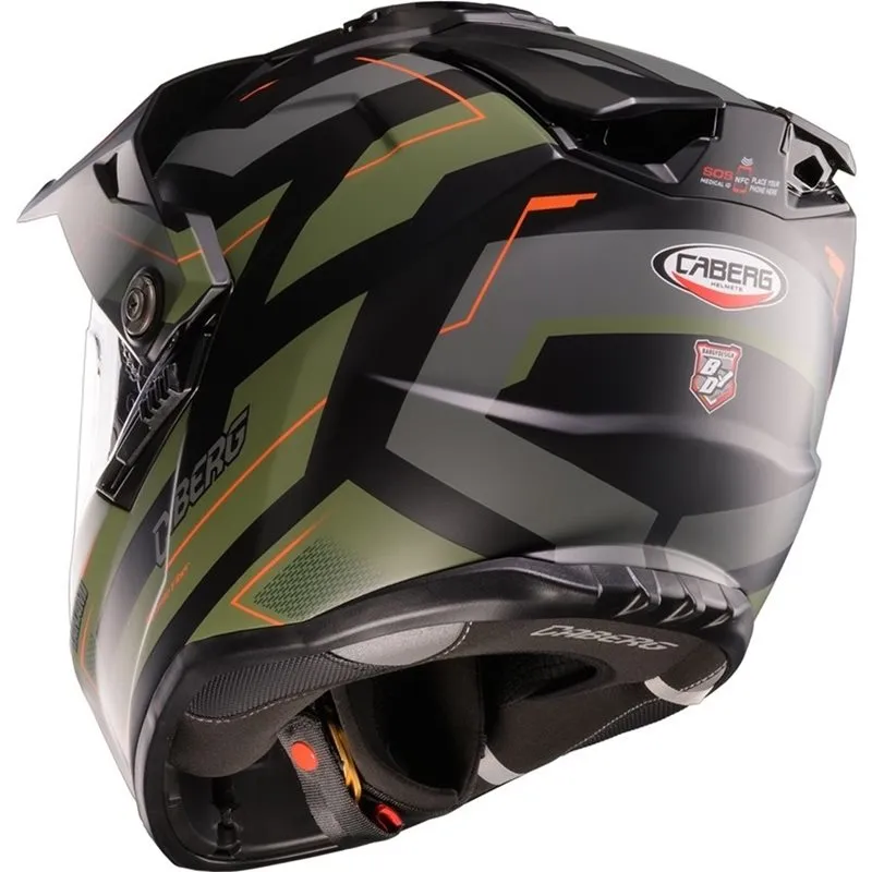 Produkt bilder Hjälm Caberg Tanami Ranger Mattsvart/Grön/Orange