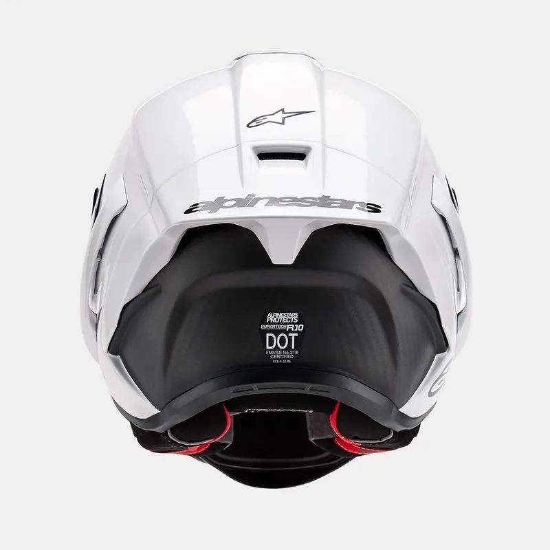 Produkt bilder Alpinestars Supertech R10 Vit/Mattsvart Carbon Racinghjälm