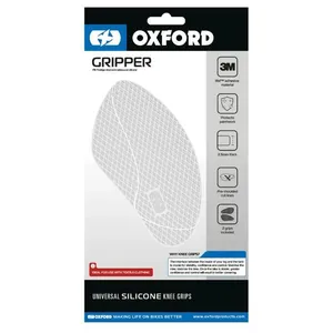 Gripper Clear Universal Silicone Knee Pads