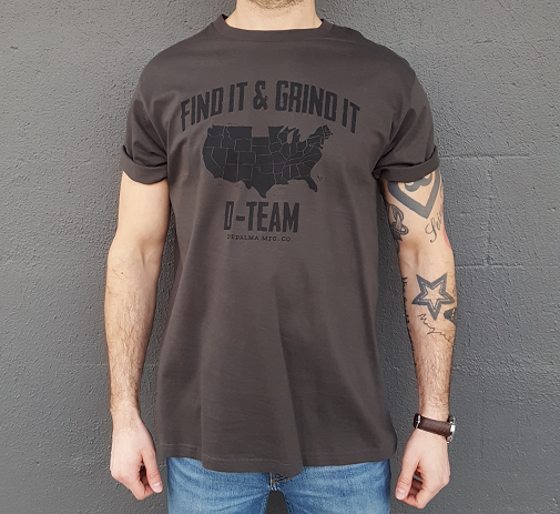 Produkt bilder Grind it Tee - Charcoal